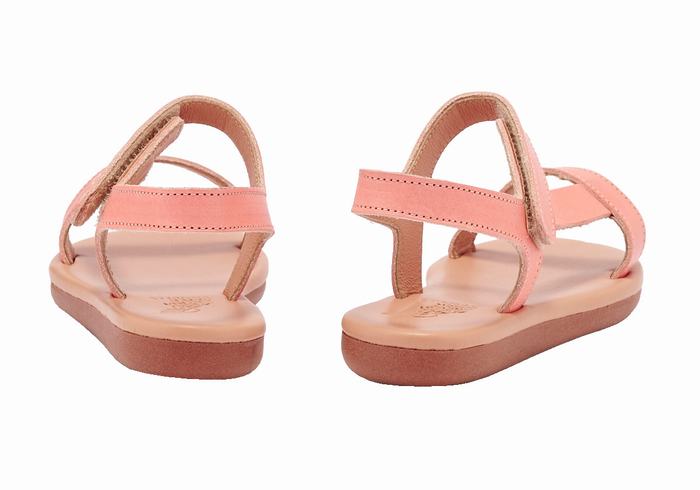 Kids' Ancient Greek Sandals Little Iasonas Soft Casual Sandals Pink | ZZF1776LR