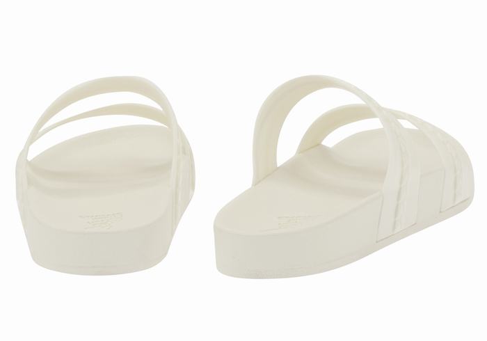 Women Ancient Greek Sandals Meli Slide Sandals White | RQI783VN